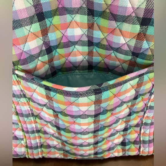 Vera Bradley Gingham Plaid Tote Bag - Picture 5 of 9